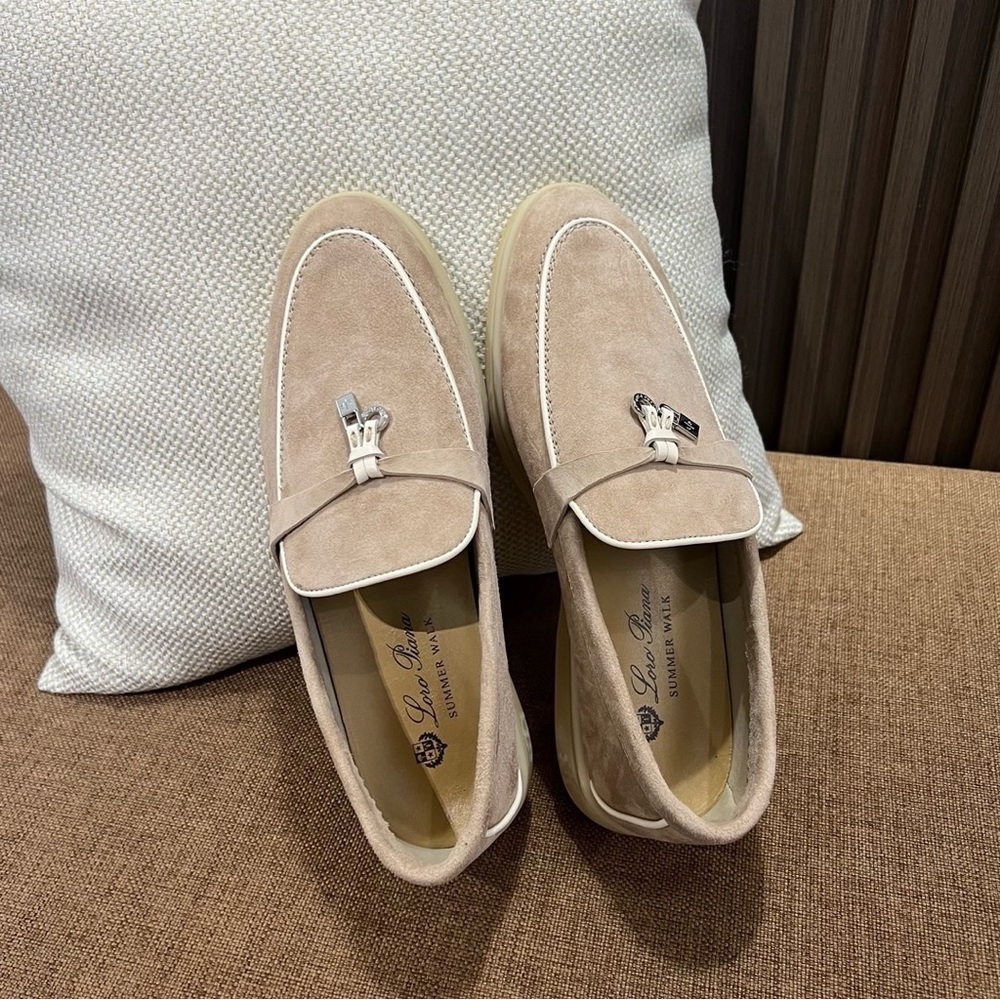 Loro Piana Women’s Loafers Casual Shoes Size38